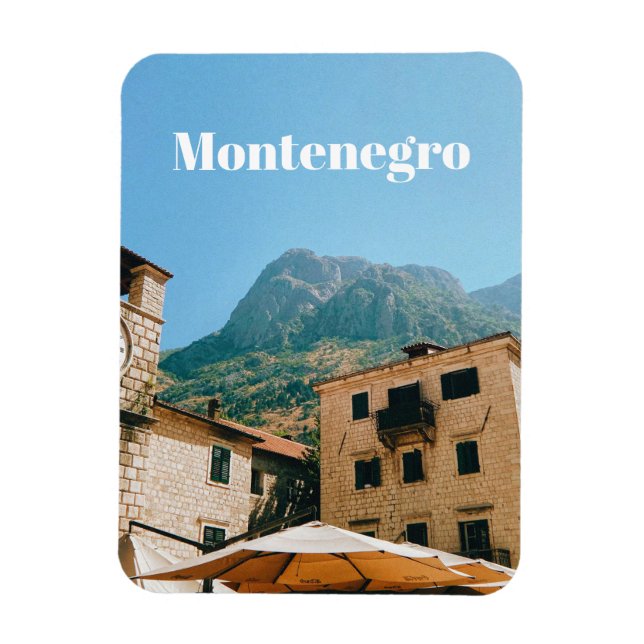 Magnet Flexible Montenegro Cityscape  (Vertical)