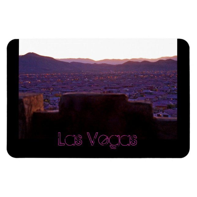 Magnet Flexible Monts panoramiques Las Vegas Voir le aimant flexib (Horizontal)