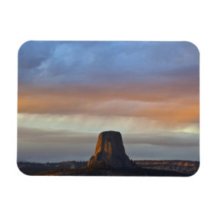Magnet Flexible Monument national de Devils Tower, tempête au couc