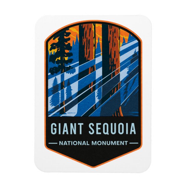 Magnet Flexible Monument national de la Sequoia (Vertical)