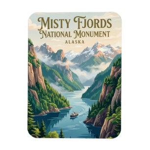 Magnet Flexible Monument national de Misty Fjords Alaska
