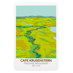 Magnet Flexible Monument national du Cap Krusenstern Tundra River