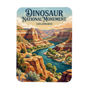 Magnet Flexible Monument national du Dinosaur Colorado