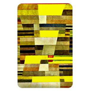 Magnet Flexible Monument, peinture abstraite de Paul Klee