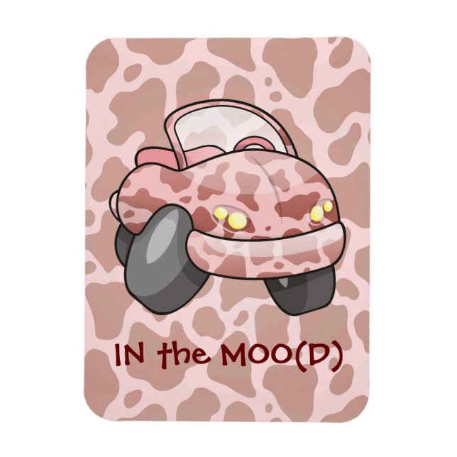 Magnet Flexible Moo Car (Vertical)