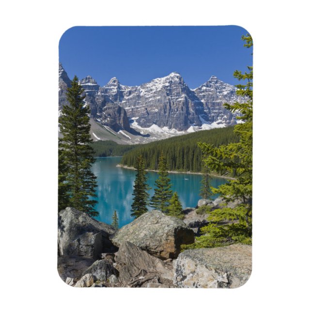 Magnet Flexible Moraine Lake, Rocheuses canadiennes, Alberta, Cana (Vertical)