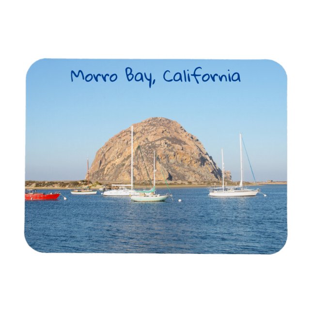 Magnet Flexible Morro Rock, Californie (Horizontal)