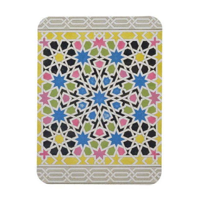 Magnet Flexible Mosaic design de l'Alhambra, de 'The Arabian (Vertical)