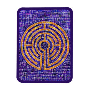 Magnet Flexible MOSAÏQUE LABYRINTHE Aimant flexible 3x4 - Violet