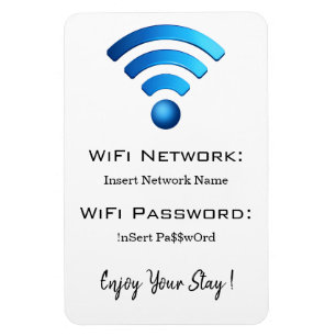Magnet Flexible mot de passe wifi détails