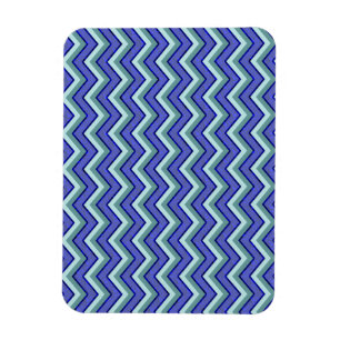 Magnet Flexible Motif Blue Sapphire Chevron