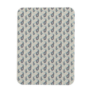 Magnet Flexible Motif Champagne Paisley