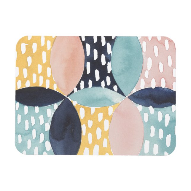 Magnet Flexible Motif circulaire Abstrait (Horizontal)