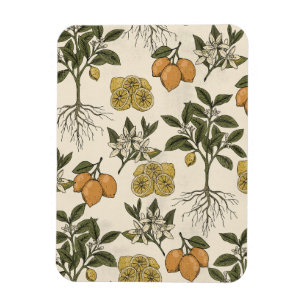 Magnet Flexible Motif Citron Vintage