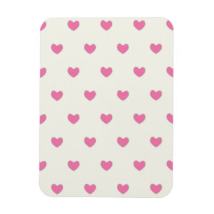 Magnet Flexible Motif Coeurs roses mignons