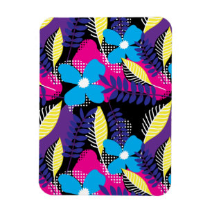Magnet Flexible Motif coloré de Flore Chic & Dot avec Feuille Mag