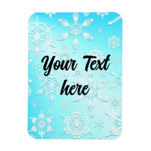 Magnet Flexible Motif Crystal Snowflakes