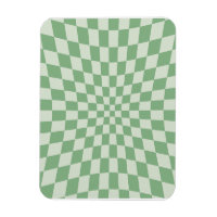 Motif de damier distordu vert