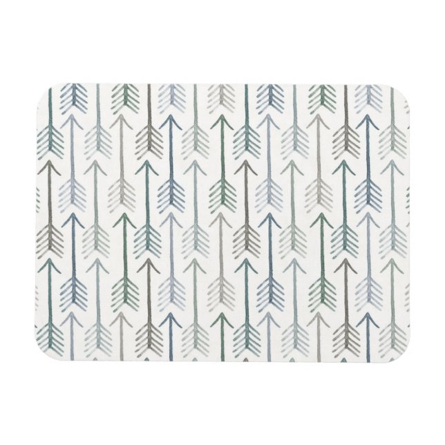 Magnet Flexible Motif de flèches d'aquarelle (Horizontal)