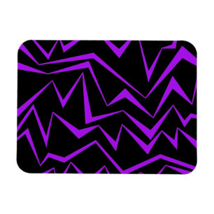 Magnet Flexible motif de zigzag géométrique Abstrait, audacieux et