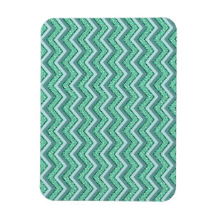 Magnet Flexible Motif Emerald Chevron à facettes