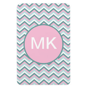 Magnet Flexible Motif Ocean Mist Chevron