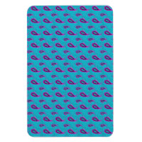 Motif Peacock et Magenta Paisley