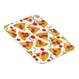 Magnet Flexible Motif tranche de pizza