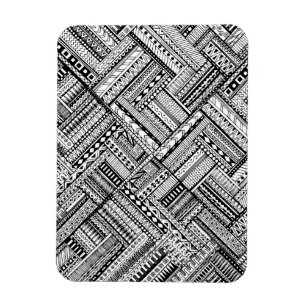 Magnet Flexible Motif tribal inspiré d'art