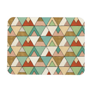 Magnet Flexible Motif tribal tiré par la main d'étape de Geo d