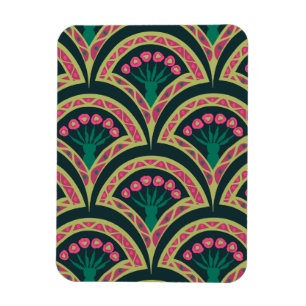 Magnet Flexible motif vert en forme de coque