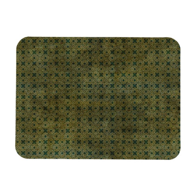 Magnet Flexible Motif Xs et Os en vert (Horizontal)