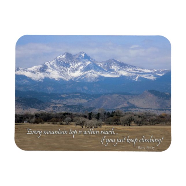 Magnet Flexible Motivation Aimant de montagne (Horizontal)