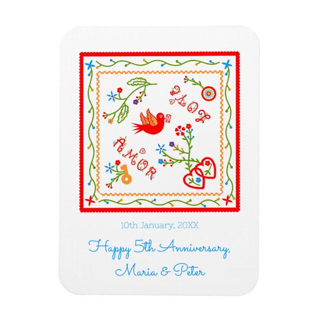 Magnet Flexible Mouchoirs d'amour de Valentine (Vertical)