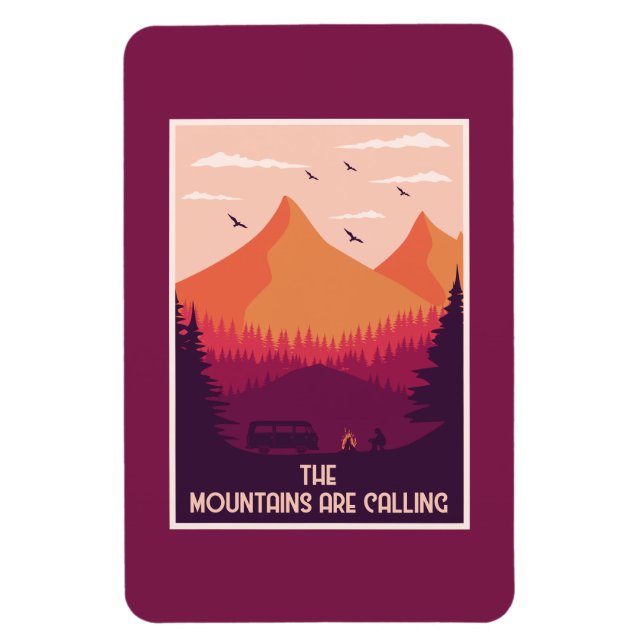 Magnet Flexible Mountain Lover (Vertical)