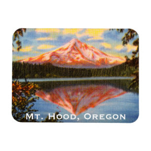 Magnet Flexible Mt Hood, Oregon Crystal Clear Lac perdu