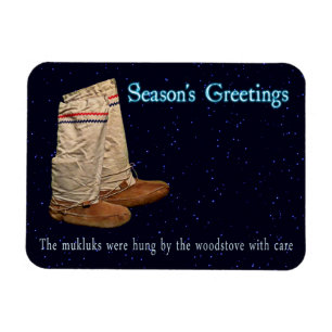 Magnet Flexible Mukluks de Noël