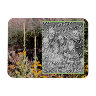 Magnet Flexible Mulleins Black Eyed Susan Flowers Ajouter votre ph