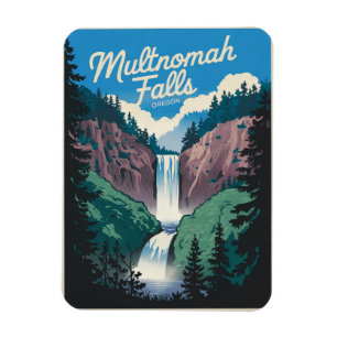 Magnet Flexible Multnomah Falls vintage