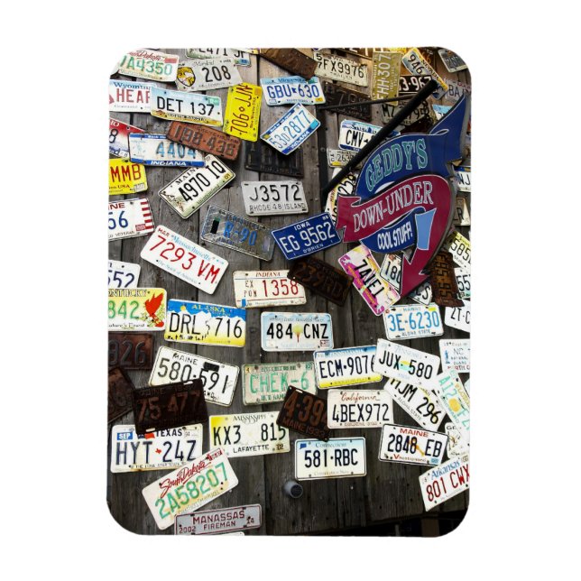Magnet Flexible Mur de plaques de licence (Vertical)