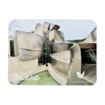 Musée Guggenheim à Bilbao aimant frigo