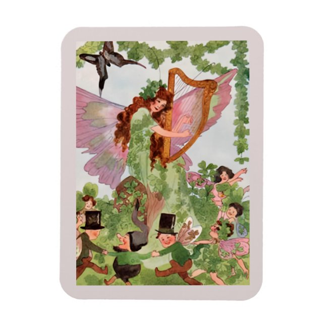 Magnet Flexible Music Faerie Playing Music (Vertical)