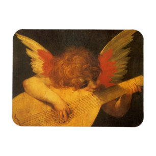 Magnet Flexible Musicien Angel Lecture par Rosso Fiorentino
