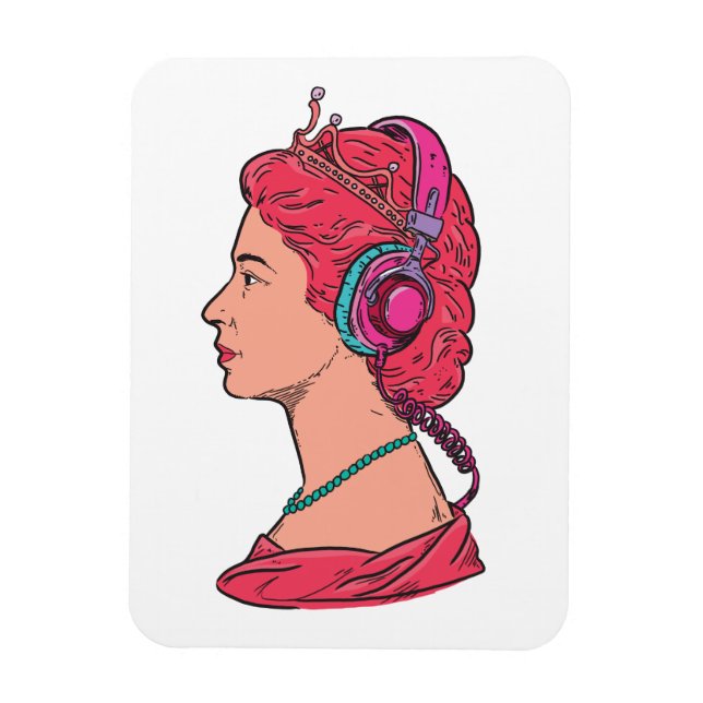 Magnet Flexible Musique de la Reine (Vertical)