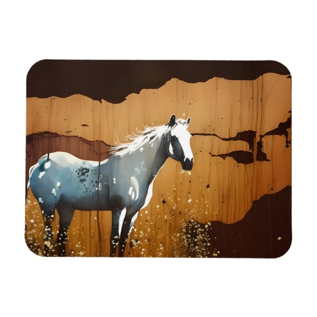 Magnet Flexible Mustang (Horizontal)