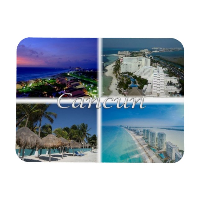 Magnet Flexible MX Mexique - Cancun - (Horizontal)