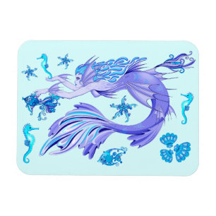 Magnet Flexible Mystic Fairy Purple Créature Carreaux en céramique
