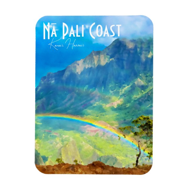 Magnet Flexible Na Pali Coast Kauai Hawaii (Vertical)