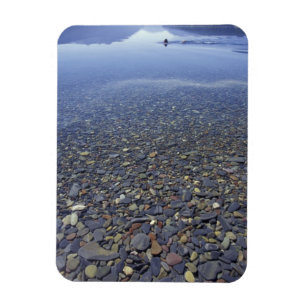 Magnet Flexible NA, USA, Montana, Glacier NP Rocks dans le lac