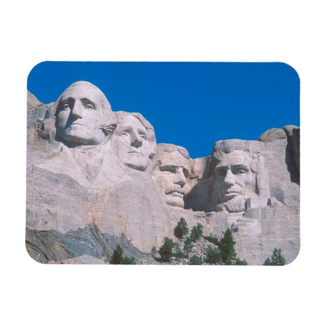 Magnet Flexible NA, USA, SD, Mount Rushmore. (Horizontal)